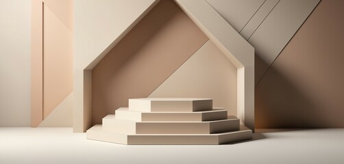 Fototapeta premium Soft Ambient Light Podium