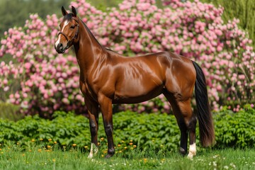 Fototapeta premium beautiful slender horse