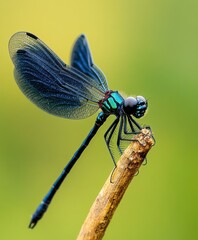 Explore the Fascinating World of Dragonflies: Captivating Macro Photography Showcasing Nature's Vivid Colors and Intricate Details of Wildlife in Its Ecological Habitat