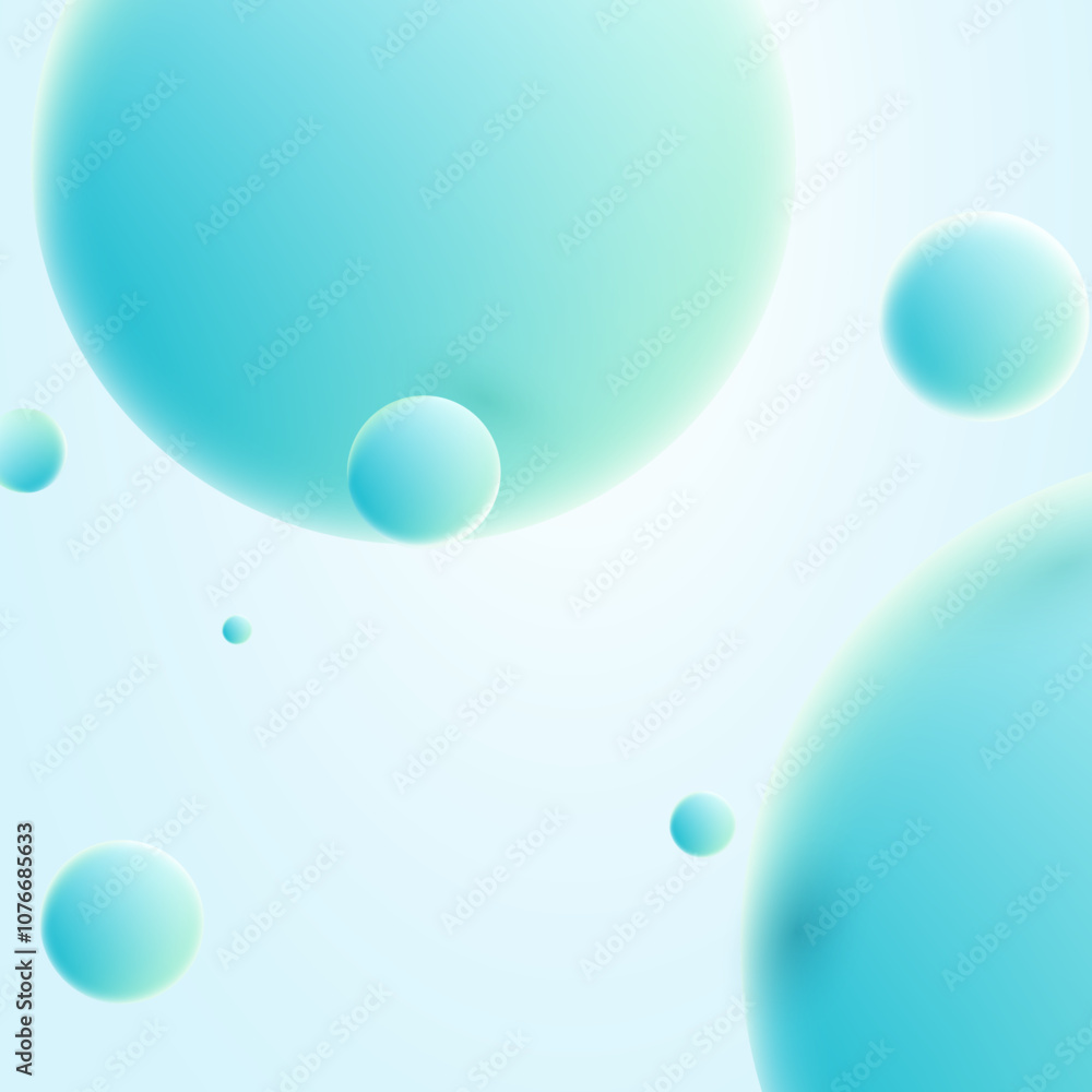 Poster morphing colorful blobs. vector 3d illustration. abstract 3d background. gradient background with tu