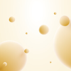 Morphing colorful blobs. Vector 3d illustration. Abstract 3d background. Gradient background with turquoise metaball shapes.Liquid colors. Banner or sign design
