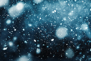Obraz premium snow texture on a dark background