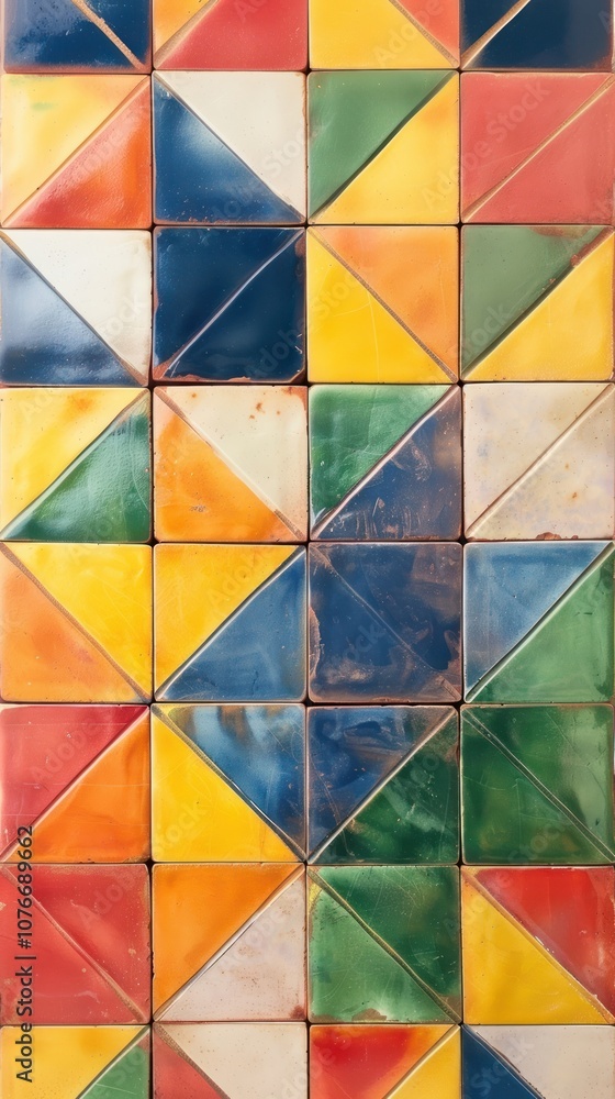 Poster tiles of rainbow pattern backgrounds art architecture.
