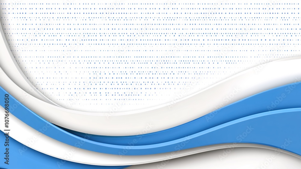 Aufkleber elegant and modern abstract background with smooth blue waves and subtle textured pattern for creati