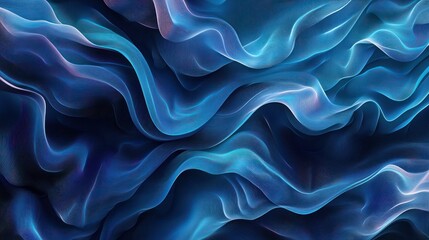 Obraz premium Abstract Blue Wave Background
