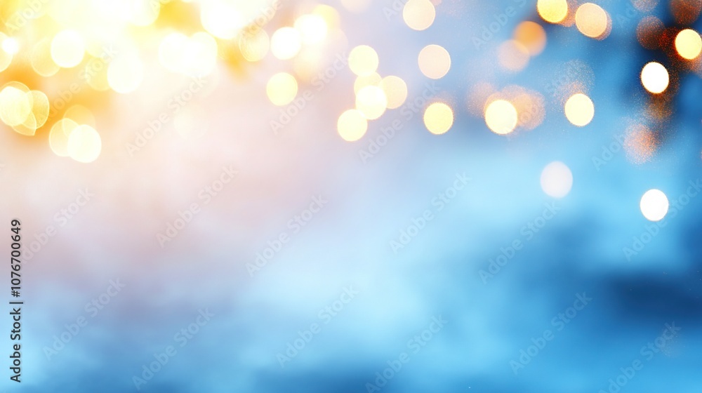 Poster beautiful and dreamy blurred background with soft bokeh lights creating a magical atmosphere perfect