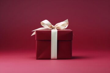 Fototapeta premium A gift box celebration anniversary decoration.