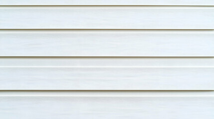 White Horizontal Panel Wall with Minimalist Design - A clean white wall with horizontal panel design, showcasing a minimalist and modern texture.