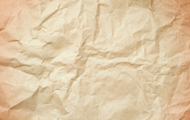 Old paper background. Old crumpled vintage paper, antique paper background
