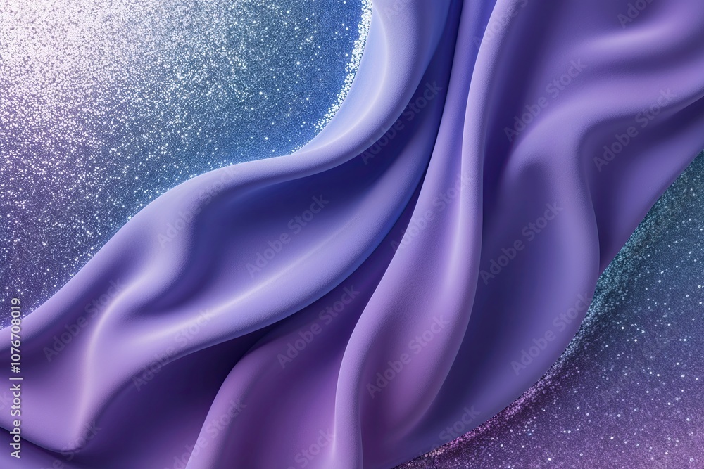 Poster pastel indigo flowing texture with shimmering gradient background