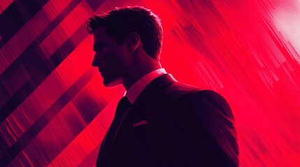 Bitcoin illustration, market block chain, future coin