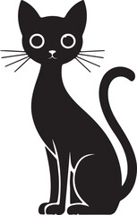 Cat Silhouette Black Vector