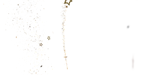Drifting Christmas Stardust: Captivating 3D Illustration of Descending Stardust Particles for the Holidays