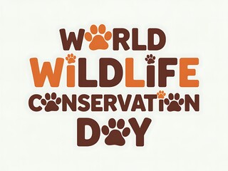 World Wildlife Conservation Day with Paw Prints