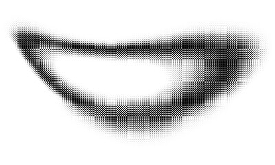 Monochrome printing raster, abstract vector halftone background.