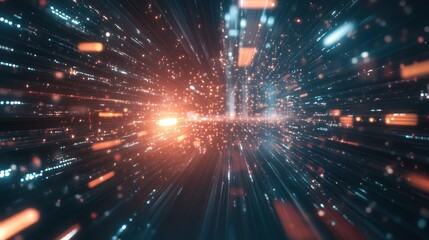 Naklejka premium Abstract Light Streaks