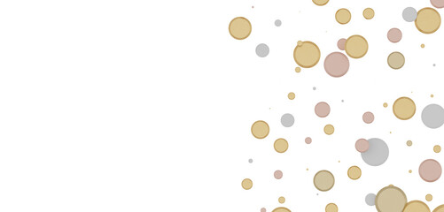 Radiant Revelry: Dynamic 3D Illustration of a Radiating gold Confetti Celebration