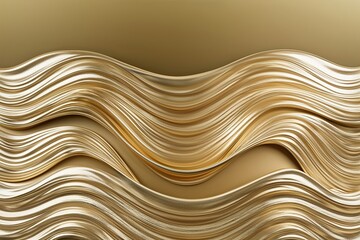 Obraz premium Champagne Texture Wave Backdrop with Dynamic Gradient and Fun Aesthetic