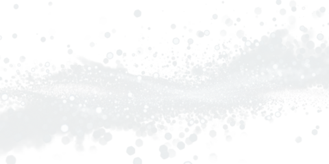 white glowing magical light bokeh effect isolated on white or transparent png