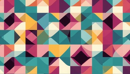 Obraz premium Abstract geometric pattern with vibrant colors.