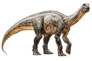 Fototapeta premium Sauroposeidon dinosaur reptile animal.