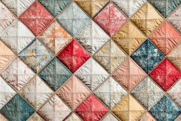 Fototapeta premium A seamless, repeating pattern of quilt blocks,