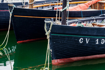 Bateaux de pêche bretons traditionnels