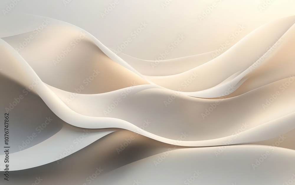 Poster minimalist clean abstract background with soft curves and smooth textures perfect for modern design 