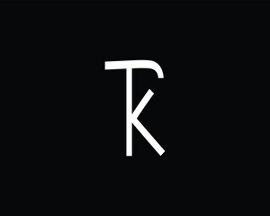 creative letter TK logo design for company