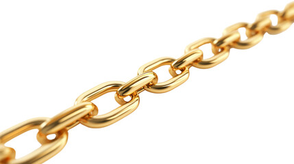 Obraz premium Gold chain transparent background