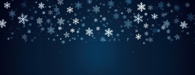Snowflakes background decoration dark.