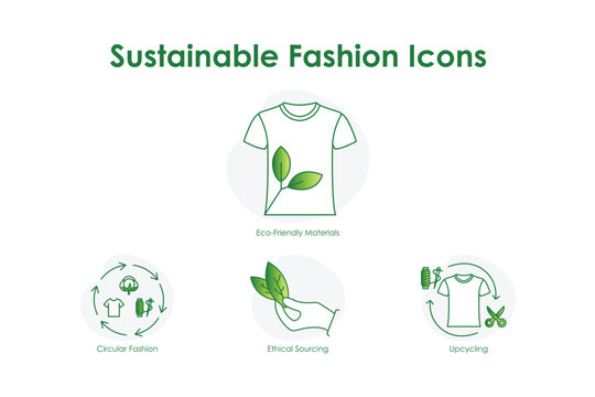 Sustainable Fashion Icons: Circular Fashion, Ethical Sourcing, Eco-Friendly Materials, Upcycling.