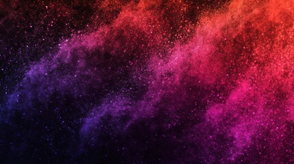 Fototapeta premium A stunning cosmic nebula showcases vibrant colors of blue, pink, and red dancing through the dark expanse of space, highlighting the beauty and mystery of the universe.