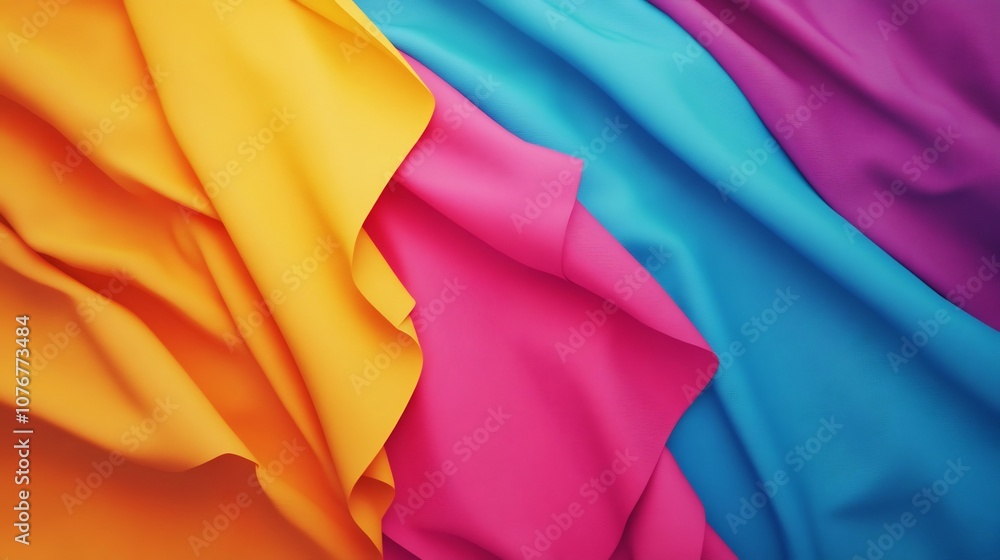 Aufkleber vibrant overlapping flags with transparent 3d background