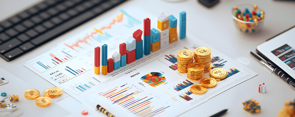 Golden Wealth Strategies: Bullion Bars Symbolizing Affluence, Financial Growth, and Strategic Investment Planning