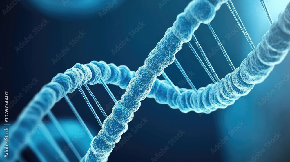 Poster genetic cell analysis, exploring advanced biotechnology and dna structure for insights into cellular