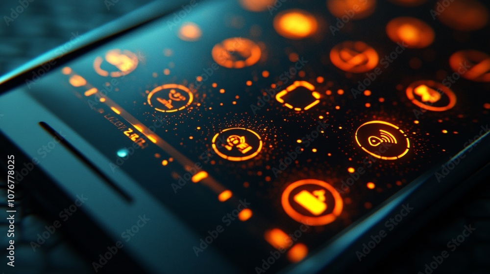 Poster A close-up of a financial transaction approved screen on a smartphone with icons of popular cryptocurrencies symbolizing fintech payment diversity with side empty space for text Stockphoto style