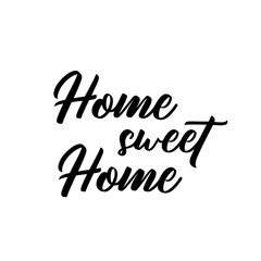 Home Sweet Home Inspirational Typography Art