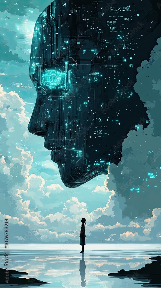 Aufkleber future of work ai automation transformation the future of work in a digital era