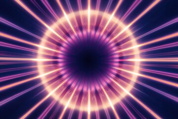 Vibrant Radiant Flare Ripple with Subtle Glow on Transparent Background