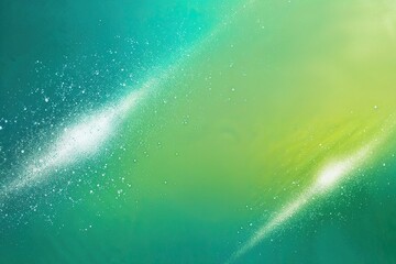 Fototapeta premium Vibrant Aquamarine and Chartreuse Gradient with Glowing Accents and Textured Effects for Bold Creative Projects