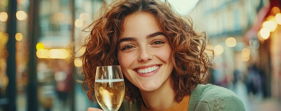 Expat celebrating a personal milestone with new friends in a foreign city