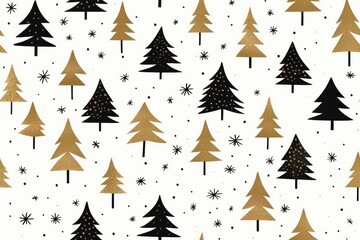 Obraz premium Christmas tree backgrounds pattern.