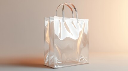 Transparent Shopping Bag Mockup