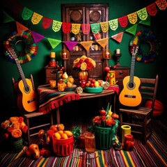 Decoration furniture table chair.