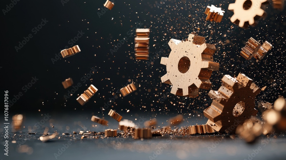Poster understanding the breakup of business models navigating innovation and disruption in today's market