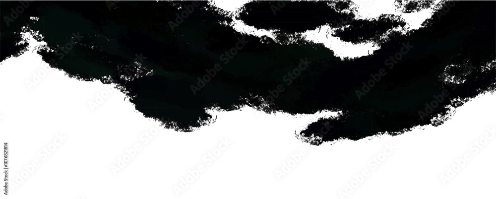 Canvas Prints abstract grunge rough edge header vector illustration