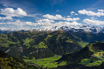 Obraz premium Breathtaking Alpine View from Mount Stanserhorn Switzerland