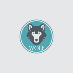 WOLF HEAD LOGO VECTOR ART