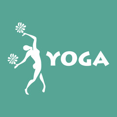 yoga vector art design illustration